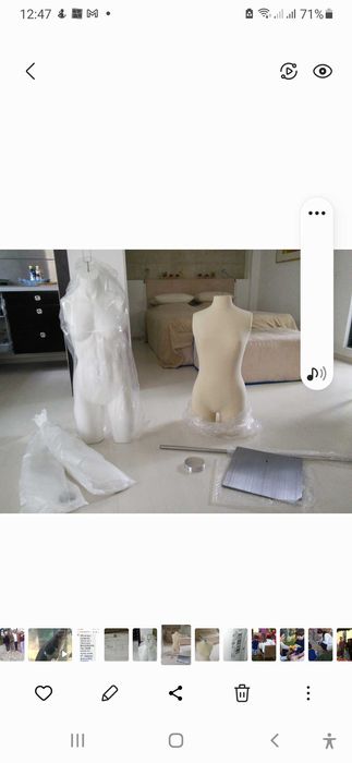 Manequins e bustos em massa