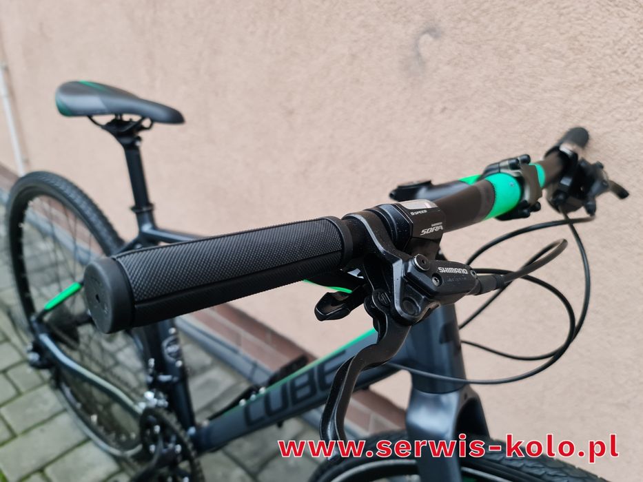 Rower męski crossowy CUBE koła 28 SHIMANO SORA aluminium rabat WYSYŁKA