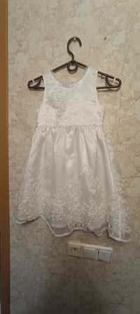 Платье детское белое