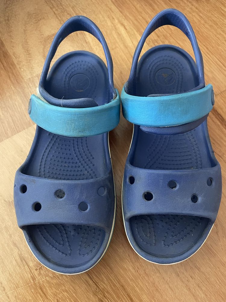 Crocs 12 niebieskie sandaly 29-30