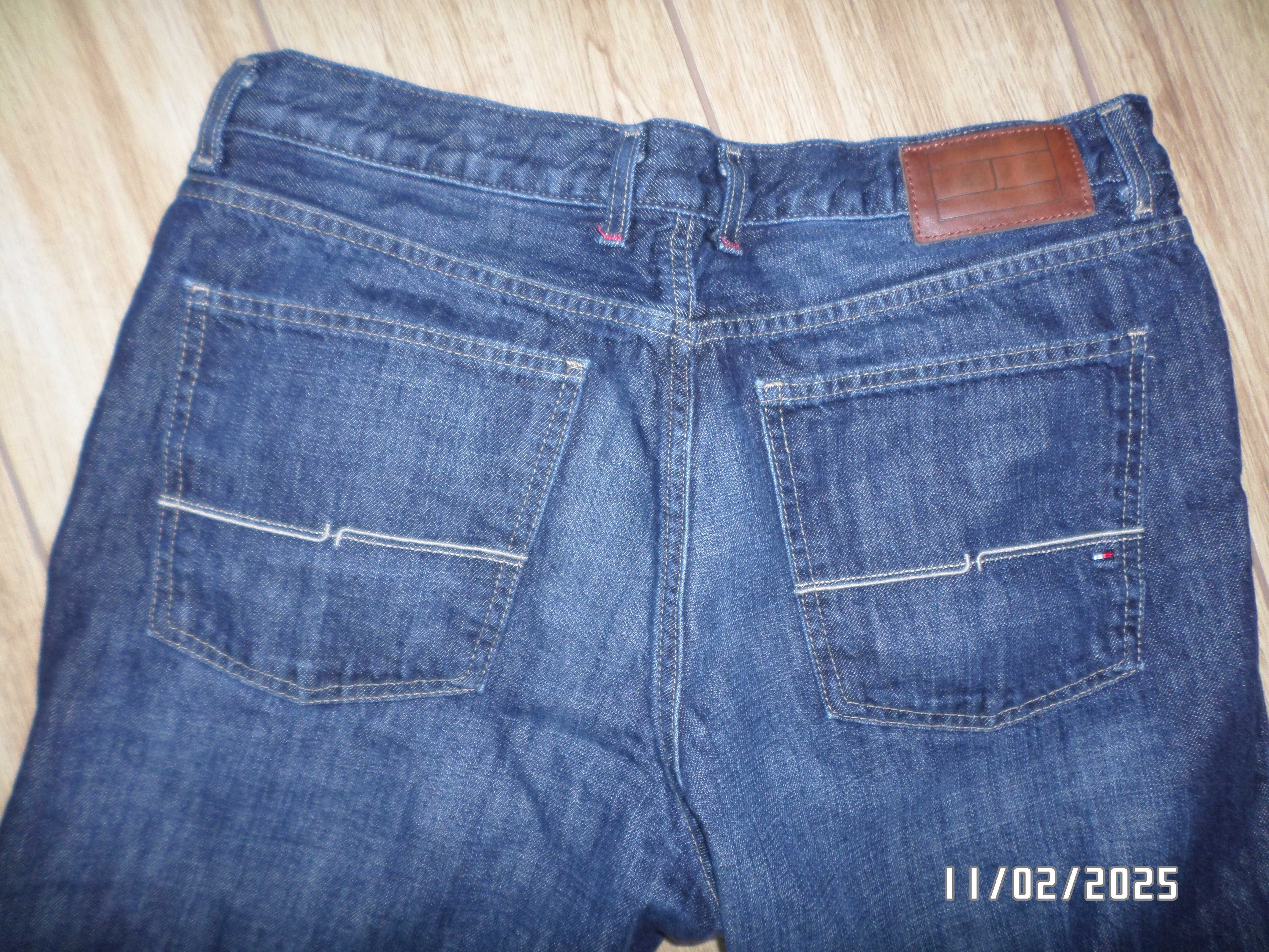 męskie spodnie jeans-TOMMY HILFIGER -38/34-XXL