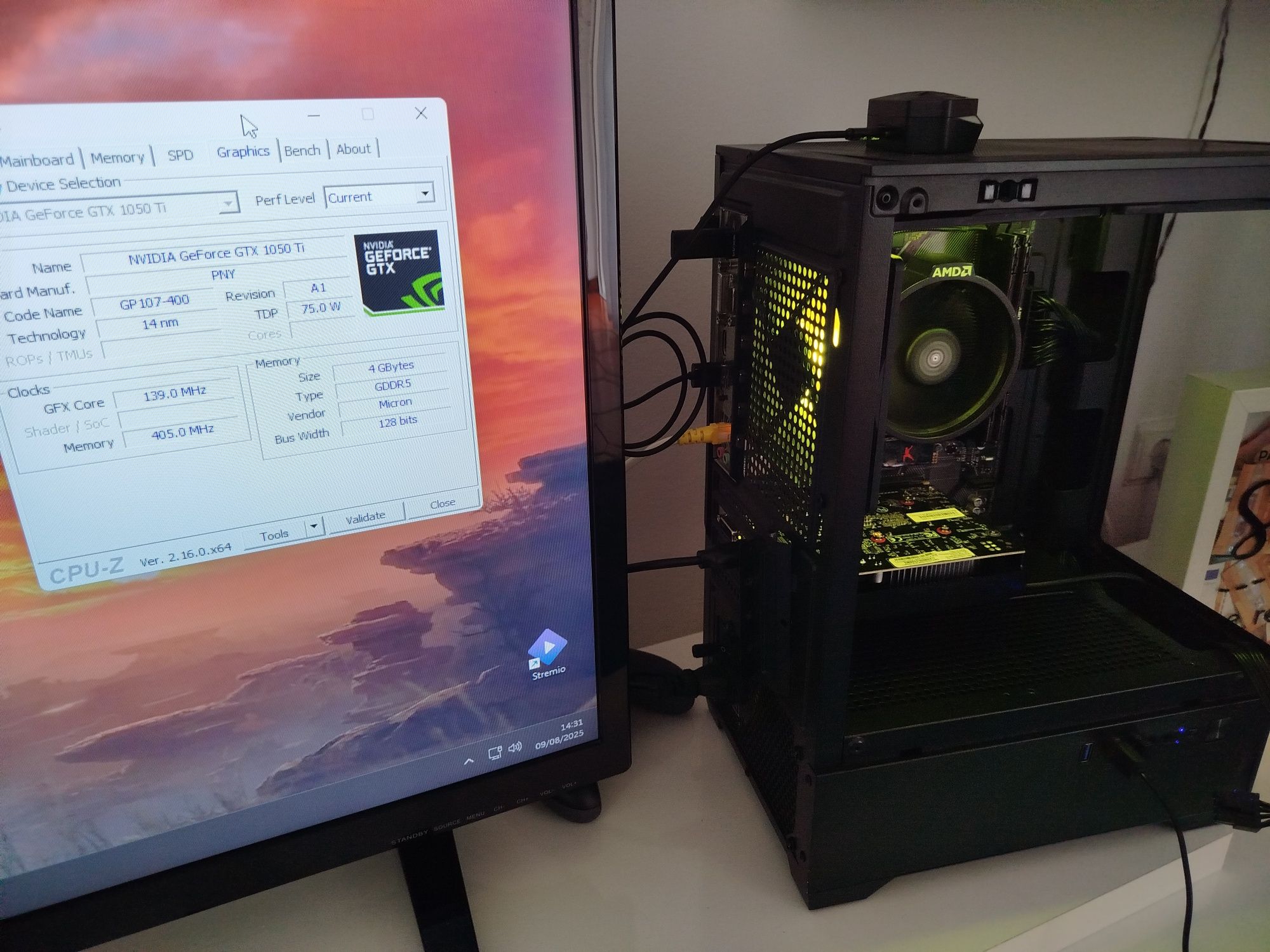 Placa gráfica GTX 1050ti 4g