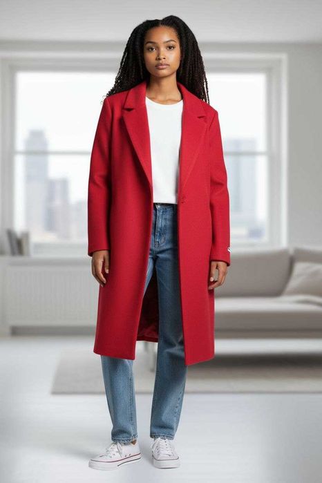 Красное демисезонное пальто New Look, р. XL/2XL