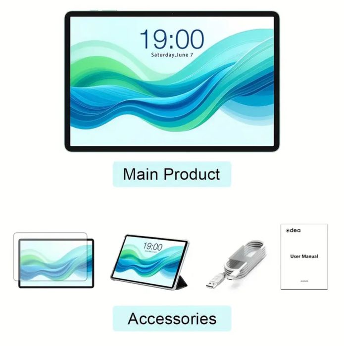 Планшет 11ʼʼ android 17 7000mAh 4/128 8ядер Odea a11 s+ teclast аналог