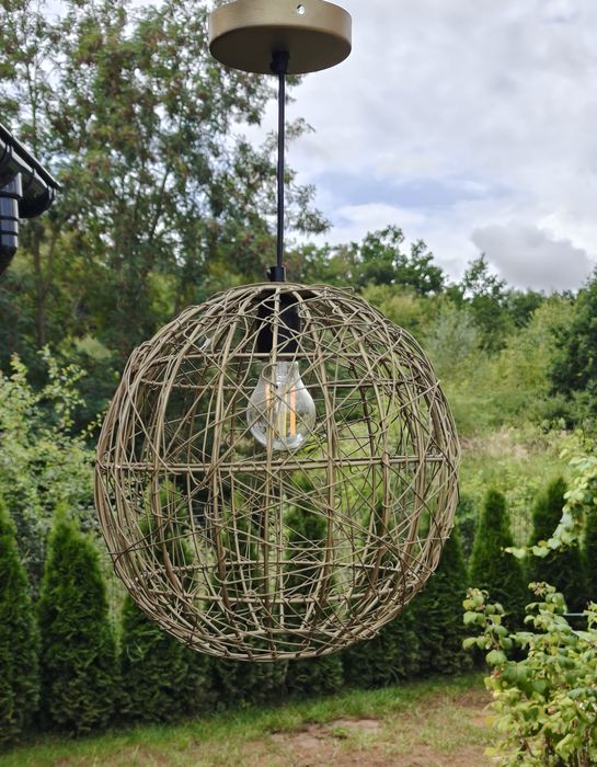 Lampa sufitowa złota