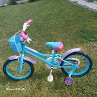 Rower rowerek dziecięcy Indiana 16" cali + koszyczek