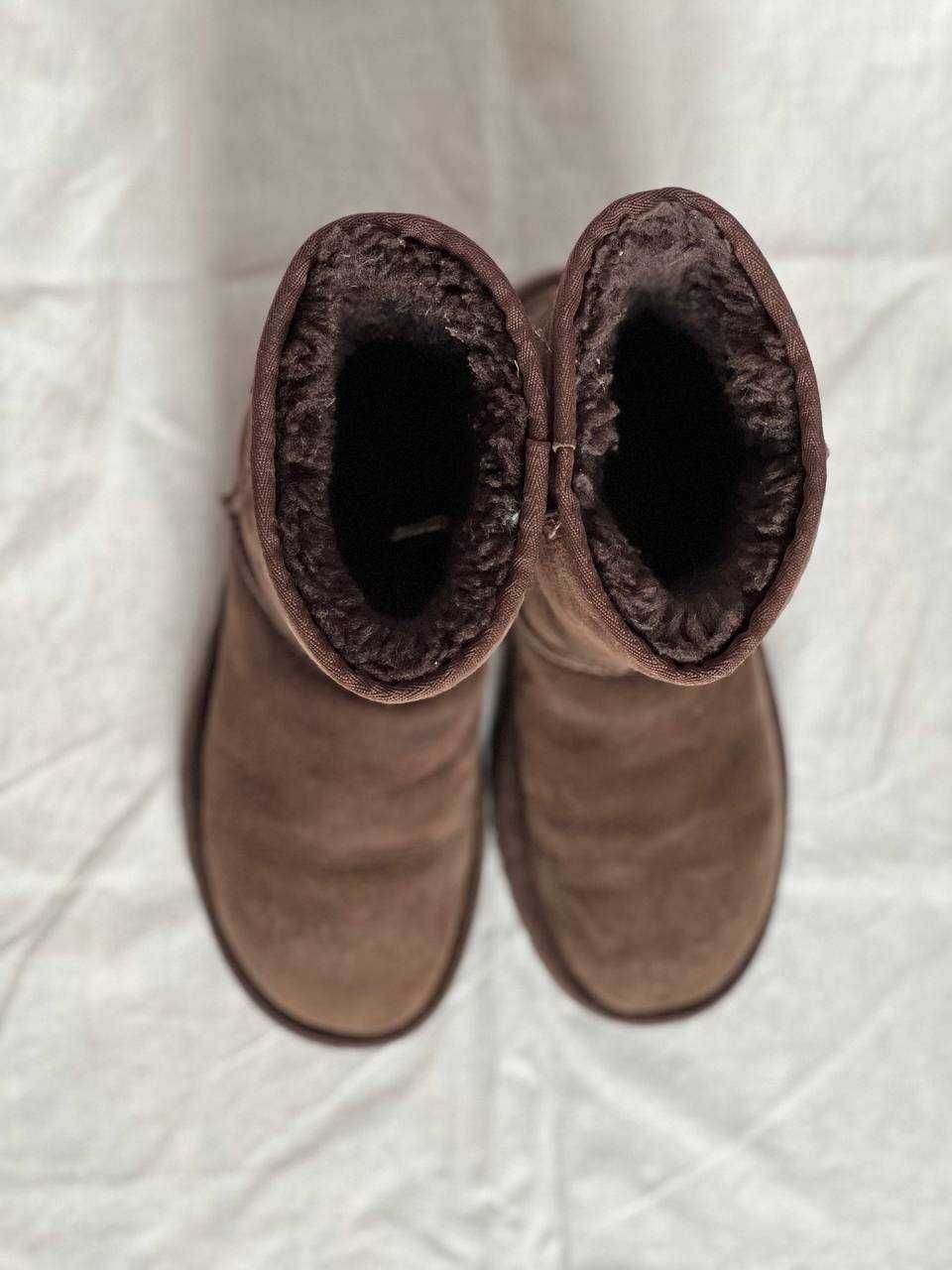 Cапоги ботинки UGG угги уггі зимові коричневі замша 37 розмір оригінал