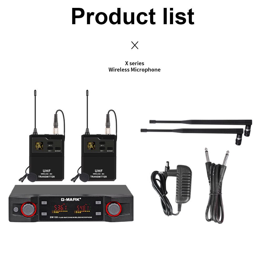 Microfone sem fio G-MARK ew100