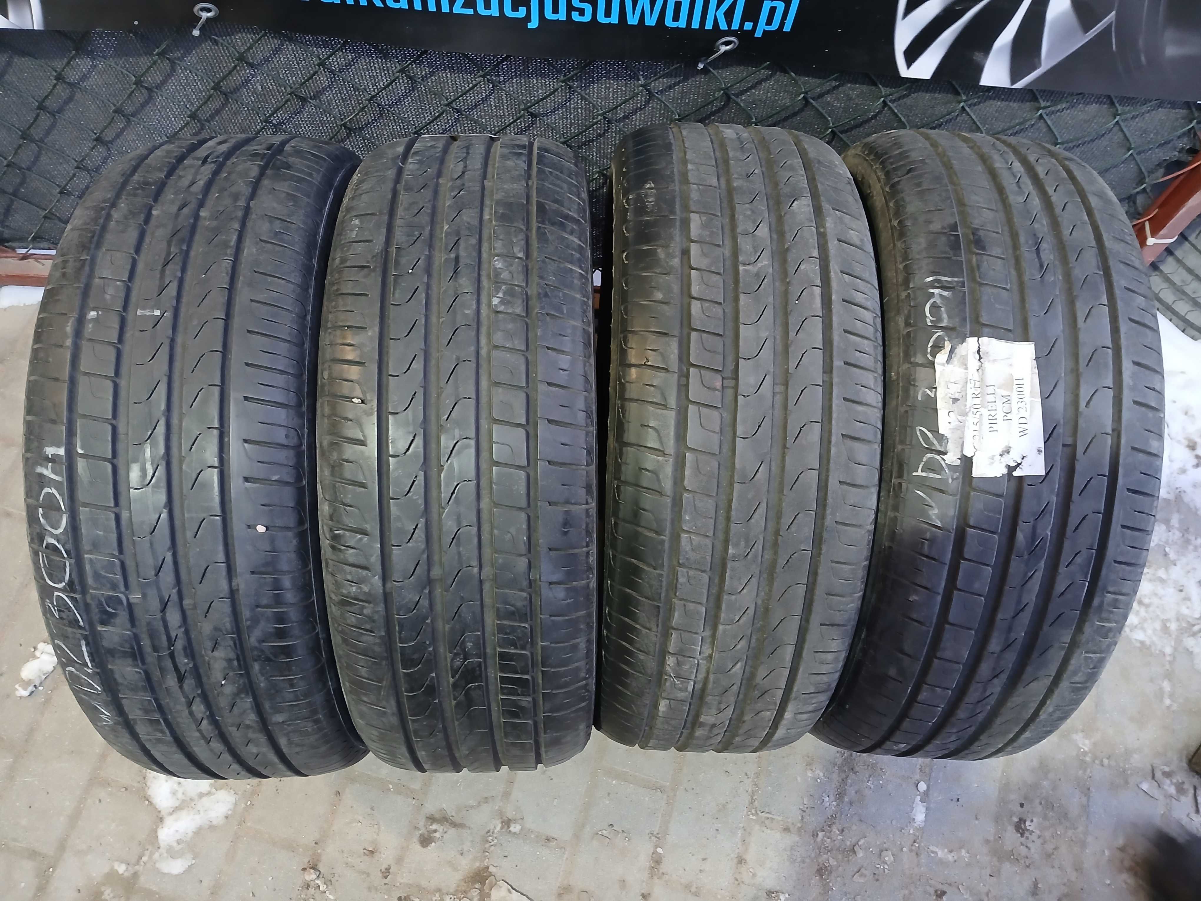 4x używane opony letnie 215/50 R17 Pirelli Gwarancja Montaż