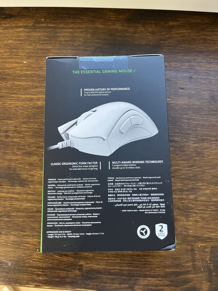 NOWA myszka razer deathadder