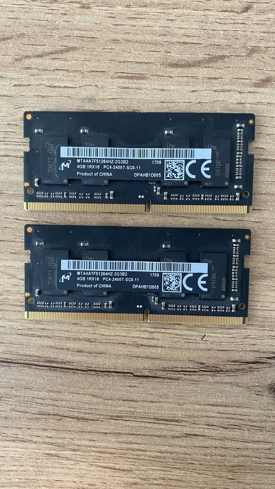 8Gb Оперативка з iMac27 (2х4Gb) Micron 4GB 1RX16 PC4-2400T-SC0-11