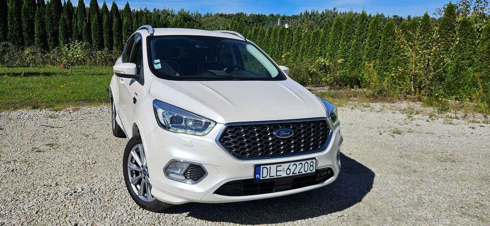 Ford Kuga VIGNALE Biała Perła Jeden właściciel Piękny egzemplarz