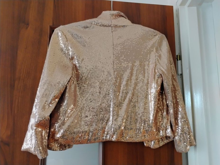 Cekinowy żakiet H&M rozmiar S