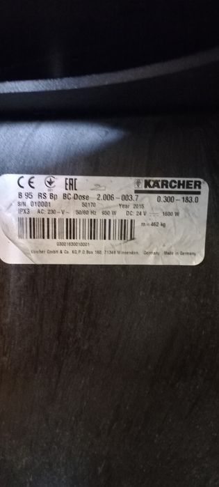 Szorowarka karcher B 95 RS