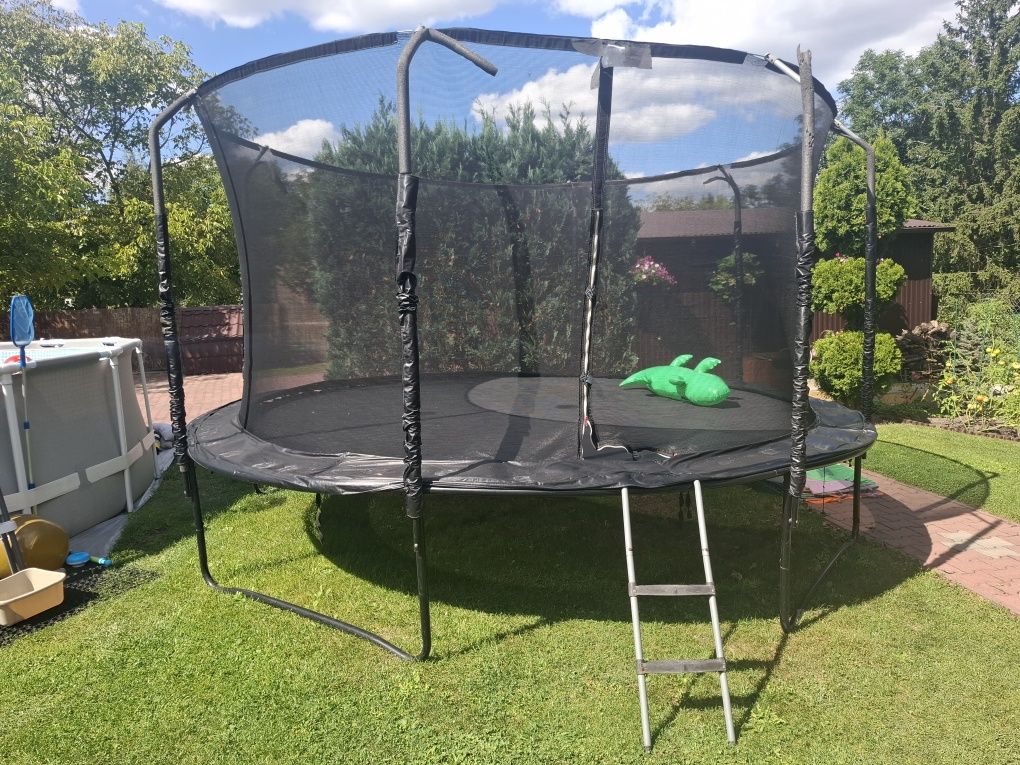 Trampolina 4,30 m siatka wewnetrzna do 150 kg