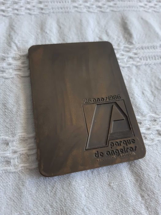Medalha 25 anos Parque de Angeiras (Portugal) 1986