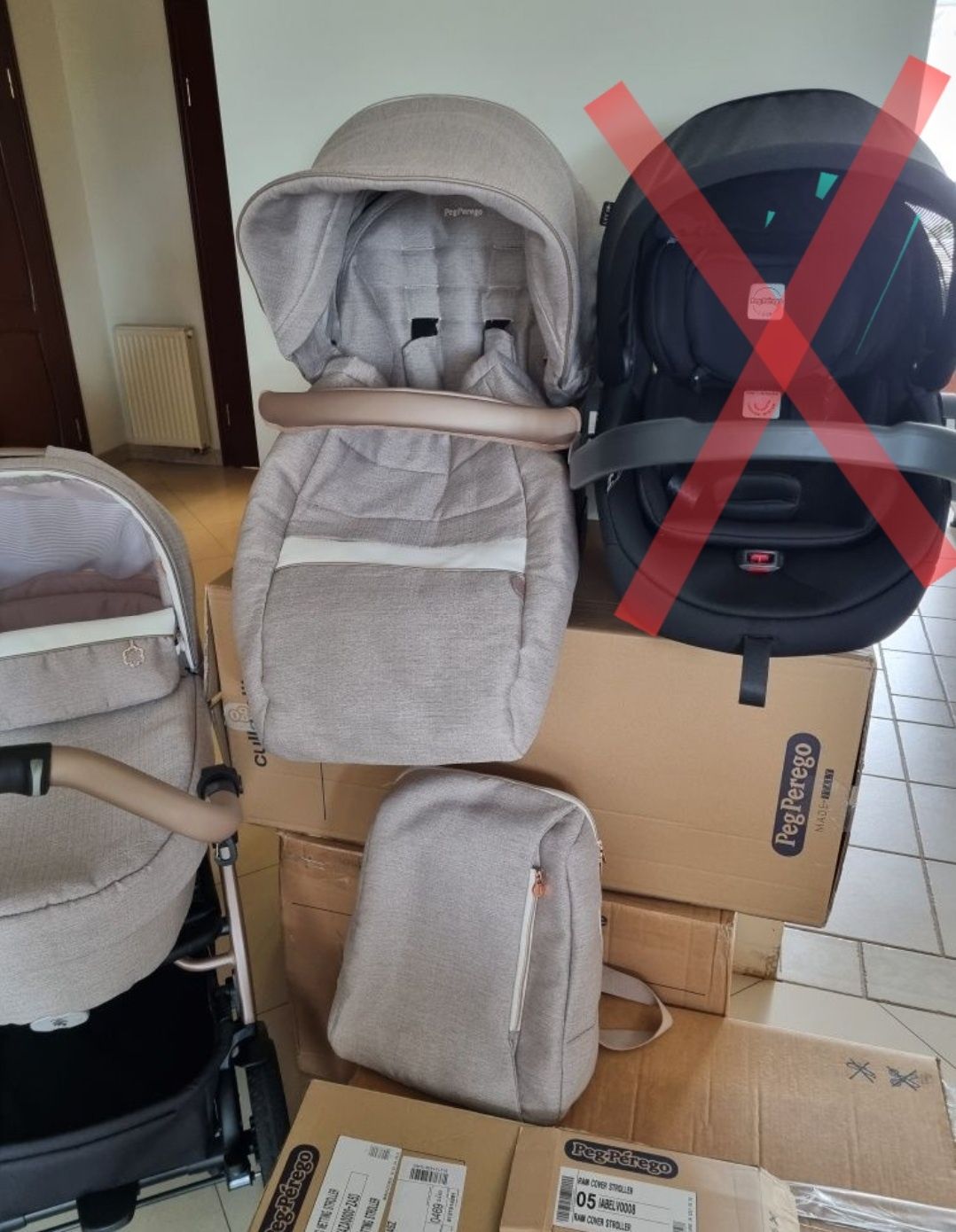 Wózek Peg Perego 2w 1 BOOK MON AMOUR MODULAR