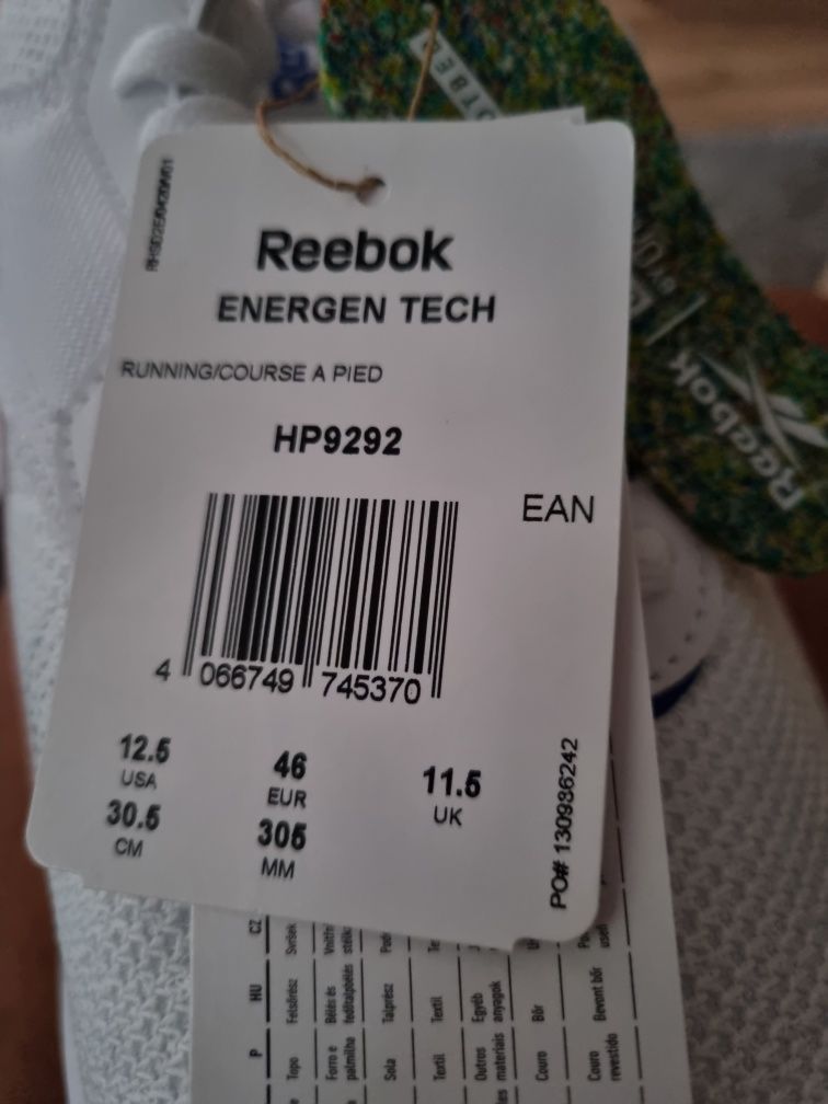 Nowe buty reebok energen tech