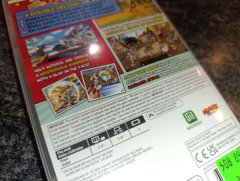 Asterix i Obelix Slap Them All 2 Nintendo Switch możliwa zamiana