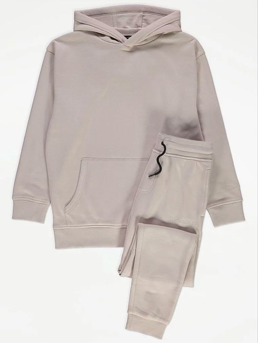 116 122 George dres beżowy komplet bluza dresowa spodnie joggersy