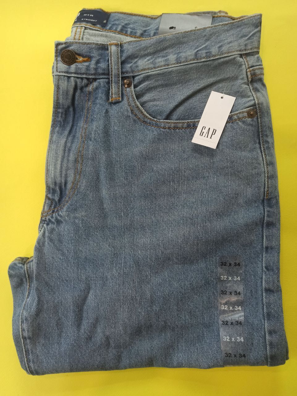 Чоловічі класичні джинси GAP Straight Fit 32, 40 розмір
