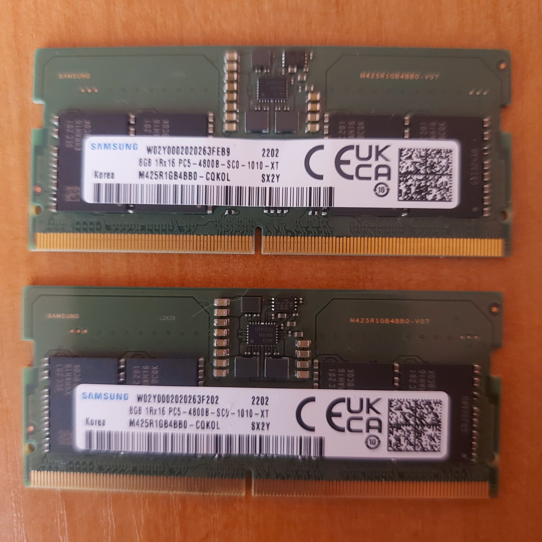 Оперативна пам'ять для ноутбука DDR 5 16Gb SAMSUNG 4800