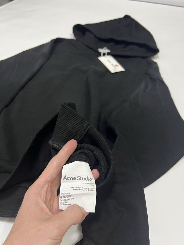 Худи кофта Acne Stidios washed black M opium archive erd