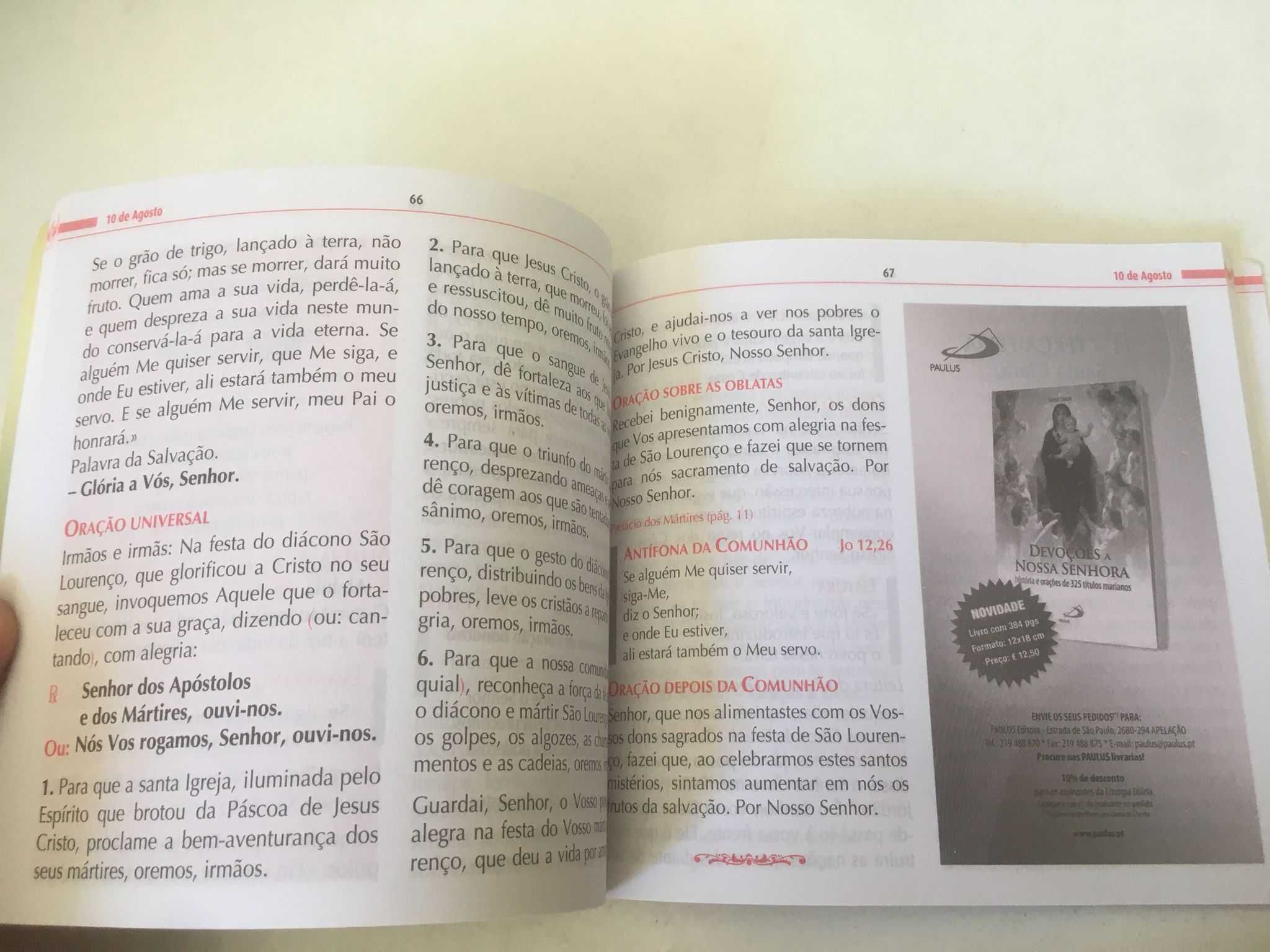 Revista - Liturgia Diária (Agosto 2009)