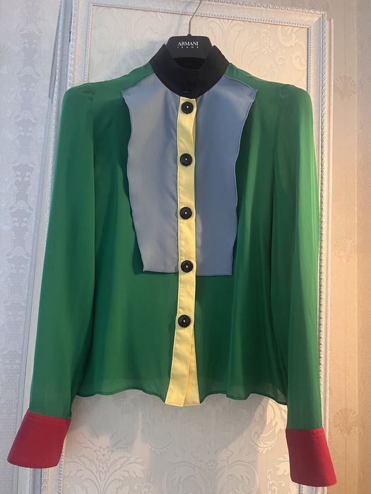 Блуза, рубашка Emporio armani, шовк р.36 (S/XS)