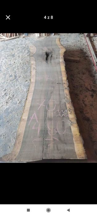 Monolity orzech szerokie 100 cm, długie