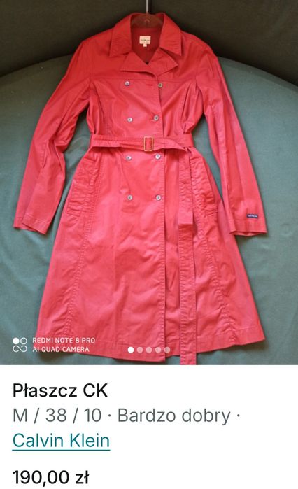 Kurtka CK okazja super kolor