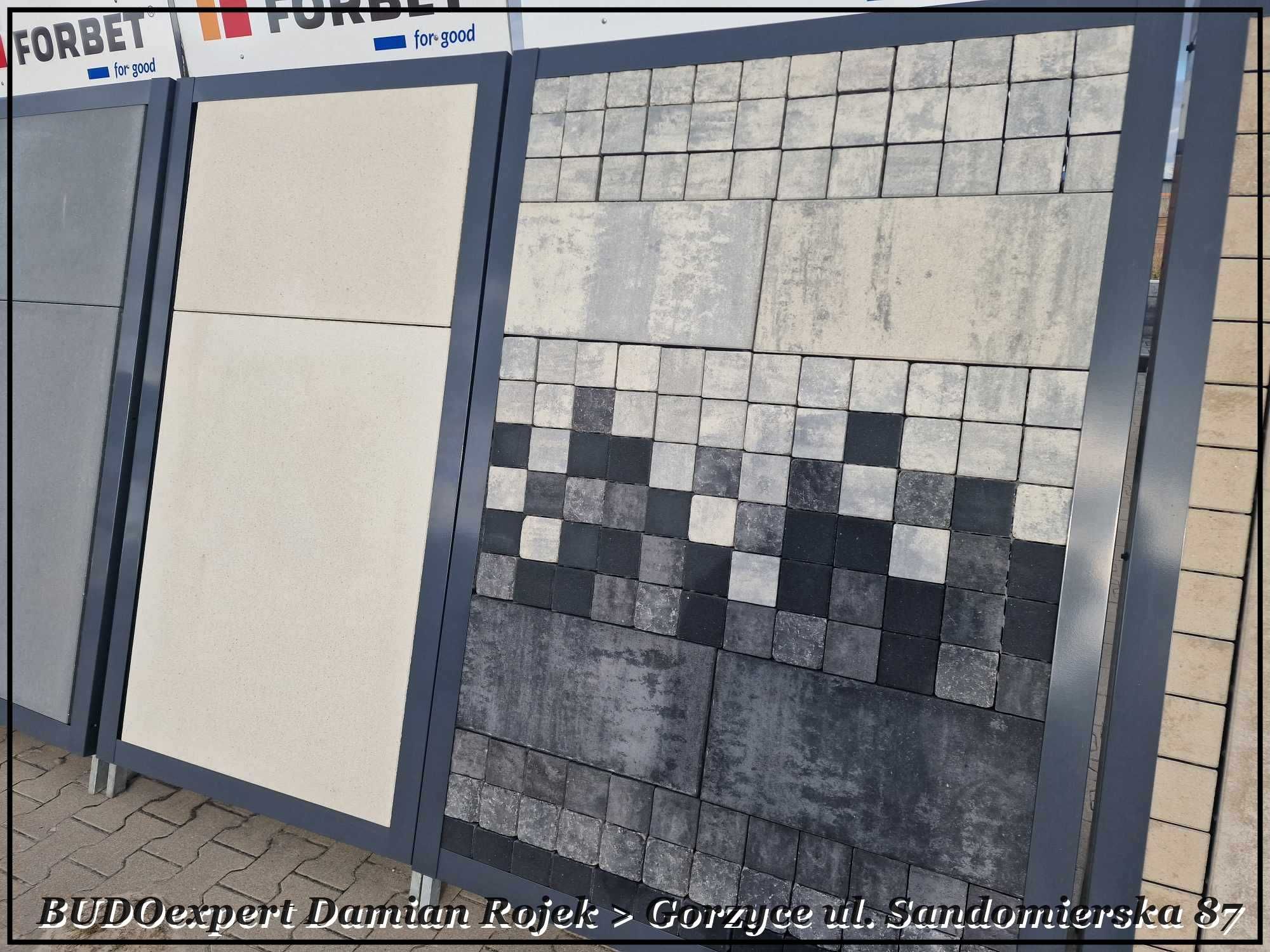 Płyta tarasowa Forbet GIGANTE PARVA 30x60 Tytan Piryt Silver Nero Bia