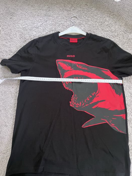Оригінал Футболка HUGO BOSS (HUGO) Shark Print розмір L