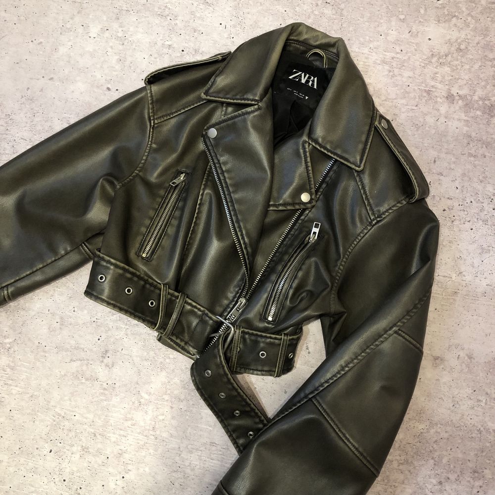 косуха кожанка  ZARA