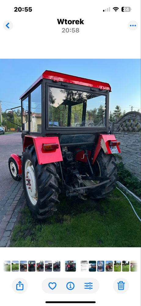Ciągnjk C330  wspomaganie tapicerka zarejestrowany