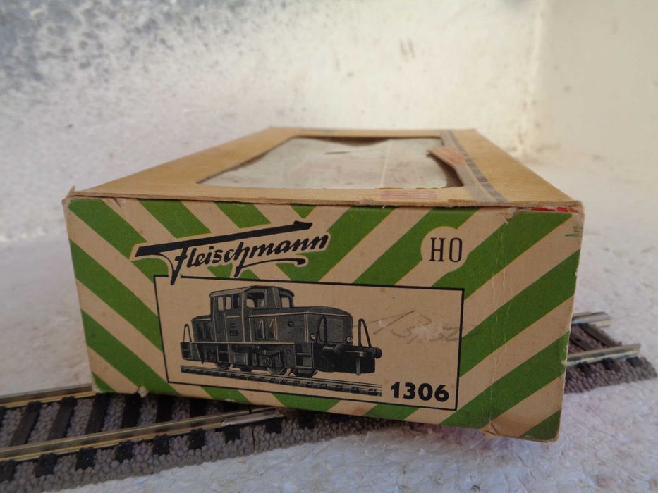 1:87 Fleischmann Locomotiva de manobras 1306 comboio na caixa