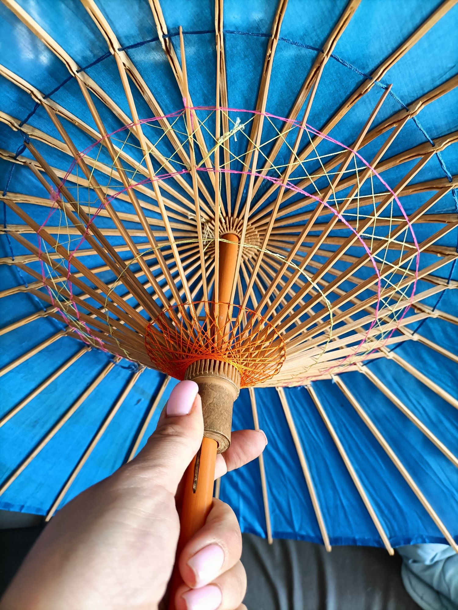 Stara chińska parasolka przeciwsłoneczna