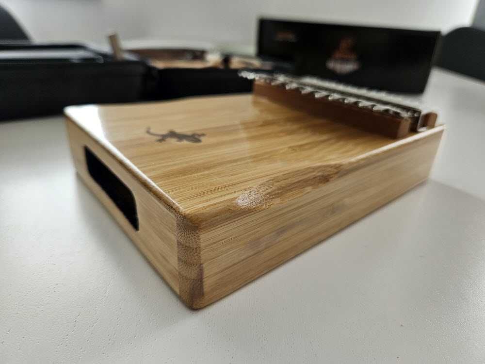 Kalimba Ortega OKB2 Lizard Bamboo, C-dur, 17 dźwięków