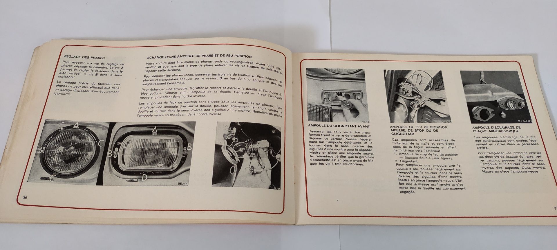 Manual do Condutor/Instruções do Ford Escort de 1972