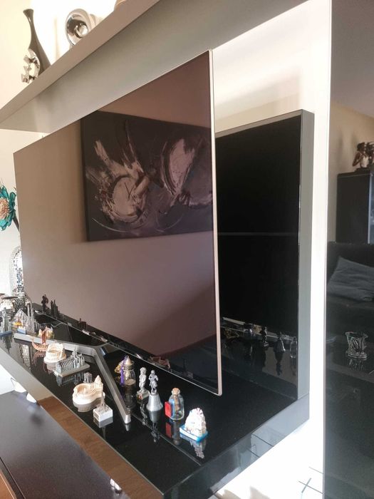 Conjunto completo mobília para sala e TV - MADEIRA WENGUÉ - La Sénia