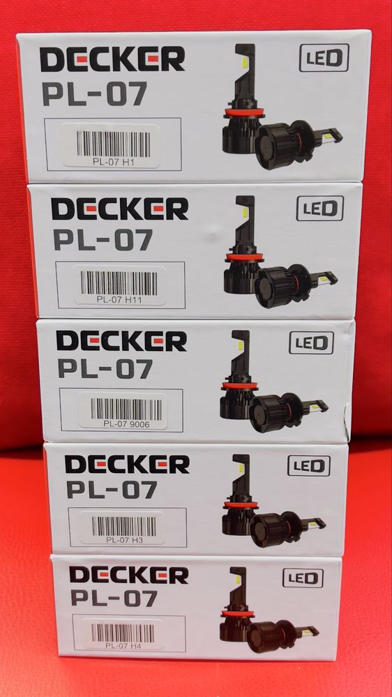 Лед лампи DECKER PL-07/12000Лм/60Вт/12-24В Цоколя Н7/Н4/Н11..