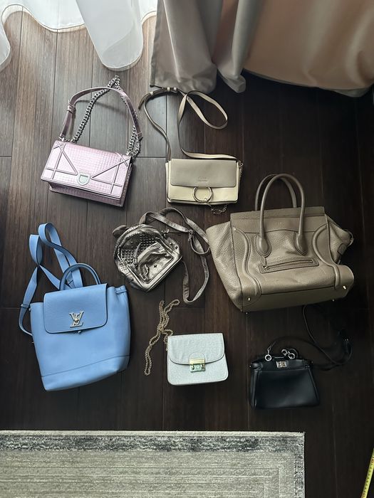 Сумка натур кожа б/у