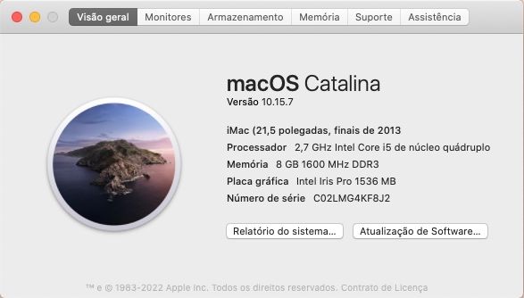 Apple iMac 21.5 Excelente Estado