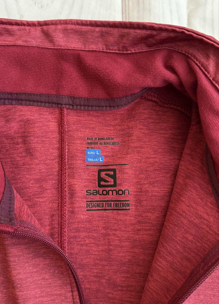 Bluza trekkingowa Salomon Czerwona Rozmiar L Damskie