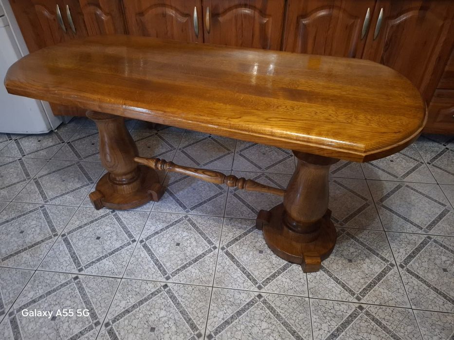 Ława dębowa, stolik kawowy