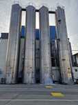 Silos aluminiowy na granulat, przemiał, proszek PVCDryblent 3 x 125 m3