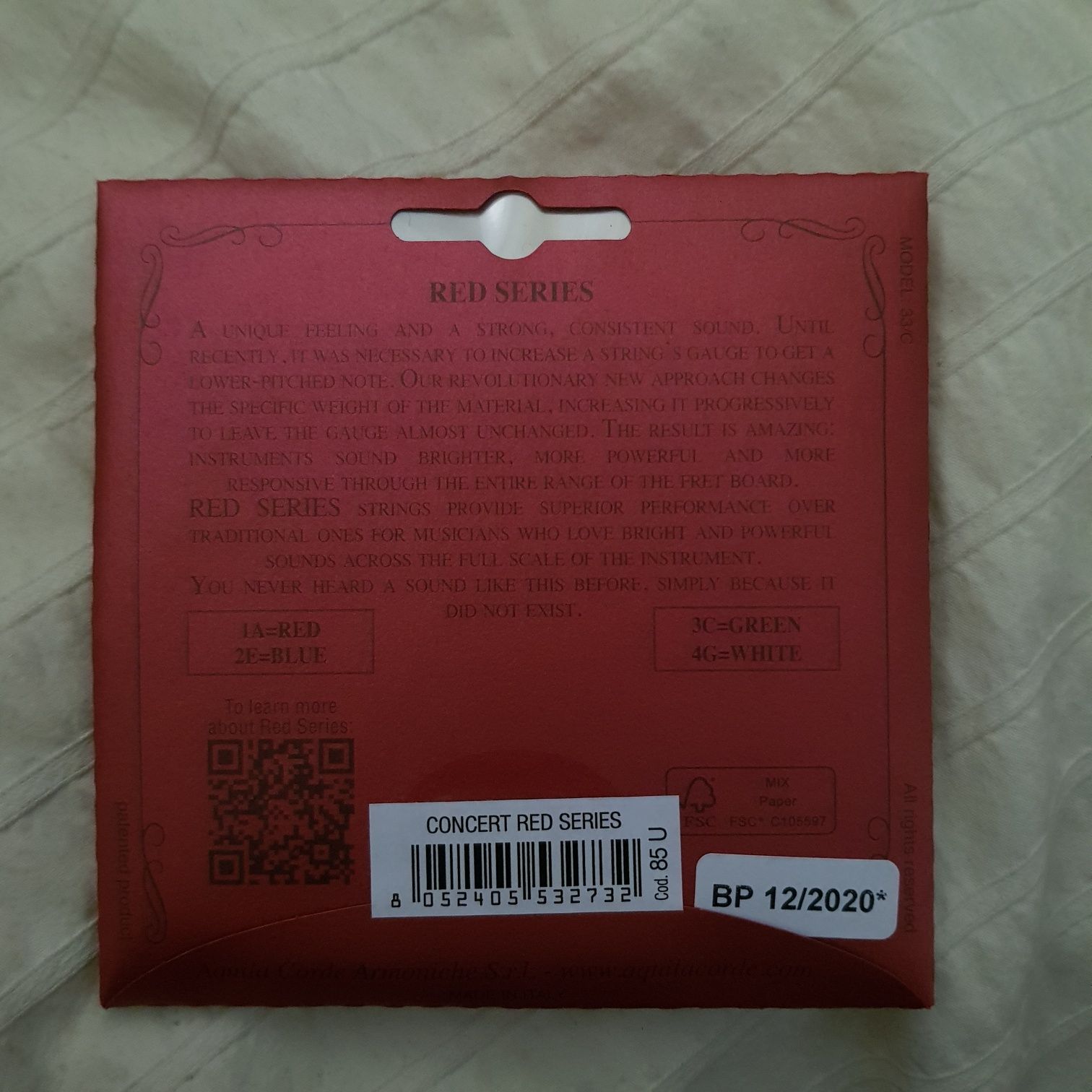 Struny do ukulele Aquila Red Series