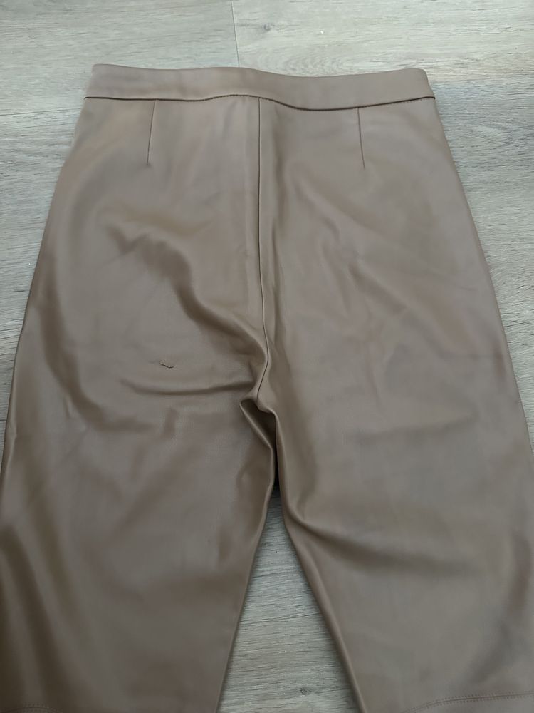 Spodnie, legginsy Zara, eko skóra , S