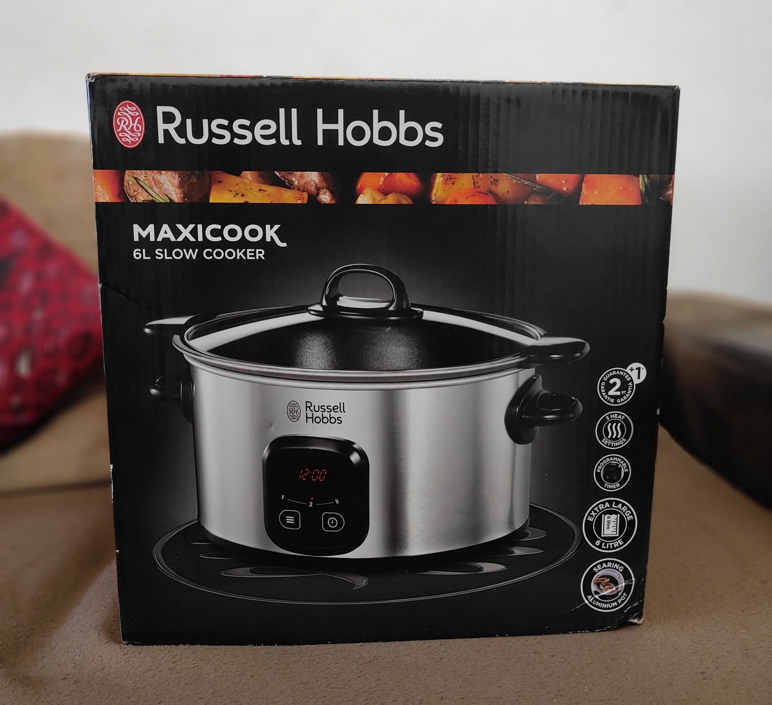 Maxicook 6L slow cooker Russell Hobbs