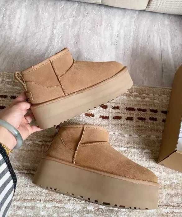 Buty damskie UGG_Classic_Ultra_Mini_Platform_Boot_Chestnut. R.38